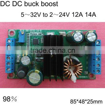 LTC3780 automatic buck boost converter module of notebook PC power supply DC5V-32V to dc 2V-24V 12A 14A