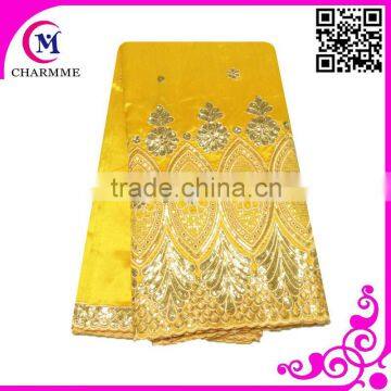 Fish scales Sequins Embroideried lace GE-0012 Plain George Fabric for party/wedding Dress