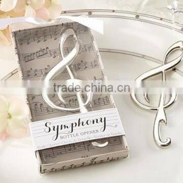 Wedding Gift Symphony Chrome Music Note Bottle Opener