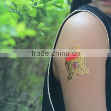 UEFA Cup Winners' Cup Spain country flag temporary arm body tattoo sticker