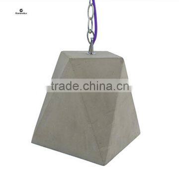 Diamond Concrete Hanging Lamp,Modern E27 Concrete Pendant Lamp