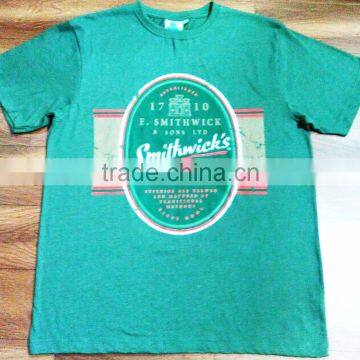 100% ORGANIC COTTON MENS T-SHIRT WITH PRINT