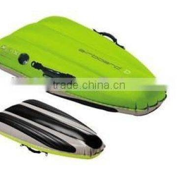 customer inflatable snow ski tube,Green snow ski tube with cover,water park inflatable snow tube