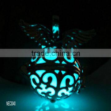 Glow in the Dark Gifts round shape Necklace for women