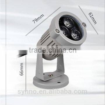 Hot new products for 3w rgb cheageable waterproof ip65 garden led flood light
