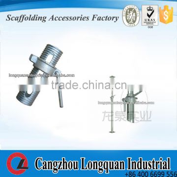 Light duty scaffolding prop sleeve