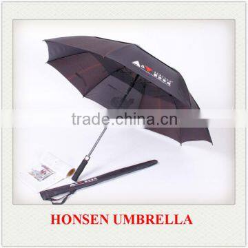 Chile market durable windproof golf umbrella for promotion