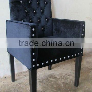 Dining Chair Covered Fabric - Jepara Indoor Furniture - Modern Indoor Furniture