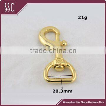 2015 wholesale gold swivel snap hook for bags accessories