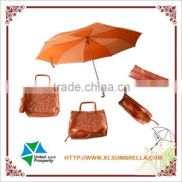 promotion 3 folding umbrella with shopping bag                        
                                                Quality Choice