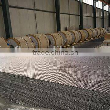 Automotive engine cooling dedicated hemisphere embossed aluminum sheet