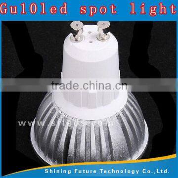 3W LED spotlight GU10 AC220V 110V aluminum led bulb lamp for home lighting