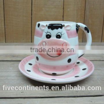 ceramic porcelain tea cup and saucer ,coffee cup