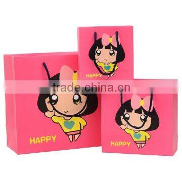 Happy Girl Sweet Day Kraft Paper Bag