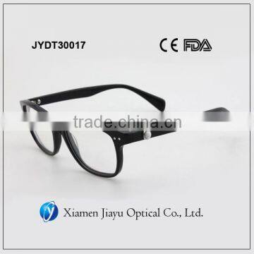 Black round hot selling acetate reading glasses