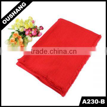 A230-B Pure Color Scarves China Pashmina Scarf