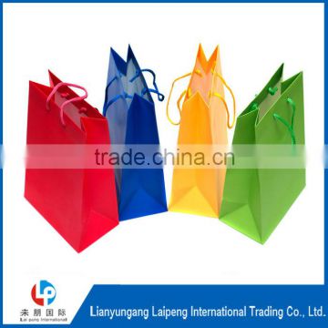 color paper bag food design paper bag