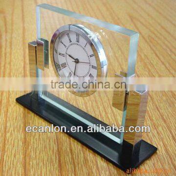 table acrylic quartz clock