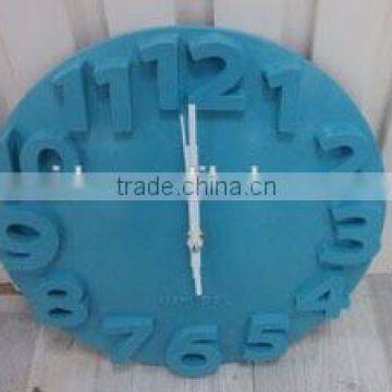 new design 3D number wall clock&bamboo powder wall clock&digital wall clock&promotional wall clock Environmental wall clock