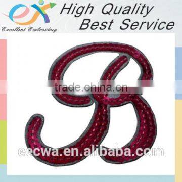 Professionally Custom Iron-on Sequin Letter Patches photo-5