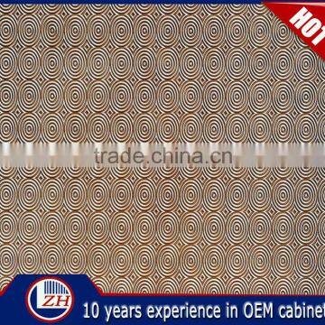 Top quality plastic laminated exterior 3d decorative wall panel