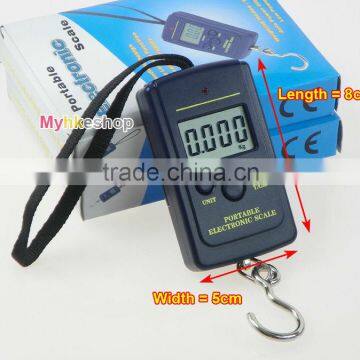 40Kg /10g Digital Pocket Weight Hanging Luggage Fishing Scale