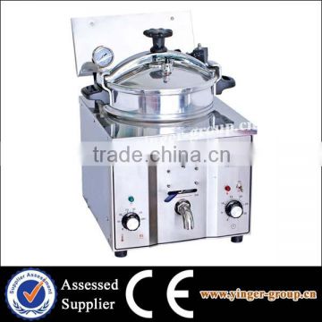 professional counter top pressure chicken fryer small