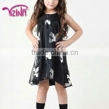 Cotton baby girl party dress children frocks designs