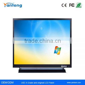 1280x1024 resolution 19inch CCTV BNC monitor for Commercial security