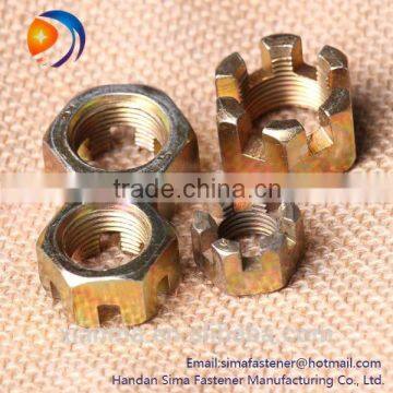China Fastener Manufacturer Hex Slotted Nuts photo-4