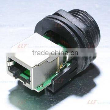 LLT Front Panel Mount RJ45 Transformer Female to Female RJ45 Socket photo-2