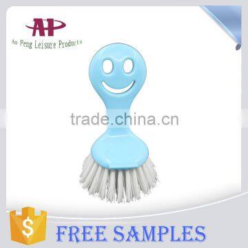 Blue colour smile face kitchen cleaning brush