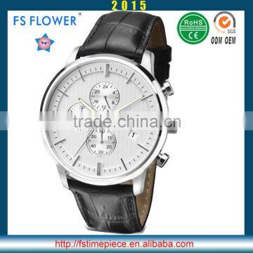 FS FLOWER - Shenzhen Watch Factory Wholesale Distribution Custom Stainless Steel Men's Stylish Quartz Watch