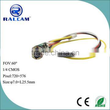 1/4" ov sensor 50cm~infinity focusing video and audio camera module for monitoring