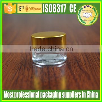 frosted 100ml glass empty cream jar frosetd matte cheap facial cream glass jars with aluminum cap