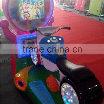 new design 19 LCD screen fiberglass moto or horse plastic kiddie ride game machine kids coin operated game machine