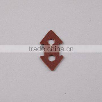 Custom Shape Fashion Design Embossed Logo Trademark Leather Cord Stopper photo-2