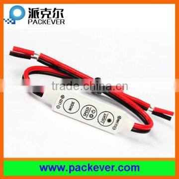 DC 5V-24V input three buttons mini LED dimmer controller