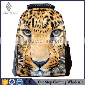 2016 hot students 3D animal pack outdoor leisure backpack backpack high quality durable backpack eplosive