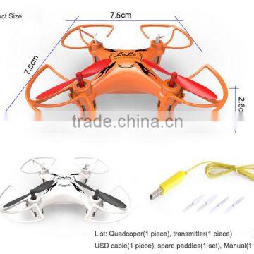 Deliver the same day against payment 4 Channel Mini aerial RC Quadcopter 360 Degree Flip Ready-to-fly Nano Rc Drone