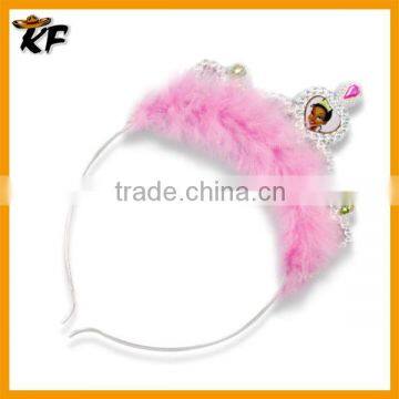 Wholesale plastic tiaras promotional child princess crown and cheap princess crown