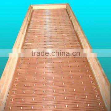 copper mould plate for continuous casting machine