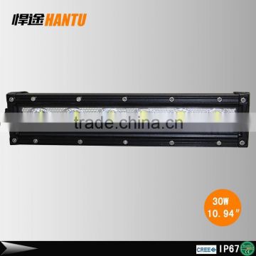 30W led auto llight bar Foshan factory led portable bar CE IP68 ROHS 12inch strip lamp for auto