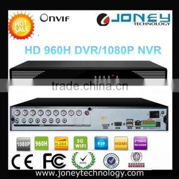 Video Surveillance Digital Video Recorder 960H 1080P H.264 Hybrid dvr 16CH HVR