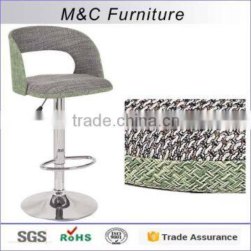 2016 new model rattan weave bar stool high chair