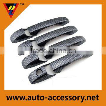 Auto parts carton fiber looking car door handle cover for 2005-2009 Chrysler 300/300C