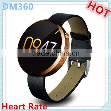 smart watch dm360 heart rate android wear watch