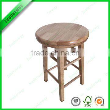 Nature color totally bamboo rotating bar stools