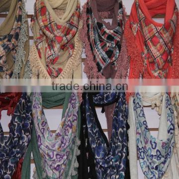 Competitive Price Soft Feeling Silk Cotton Scarf