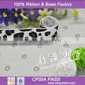 Wholesale 1 Leopard Printed Ribbon For Bows Material